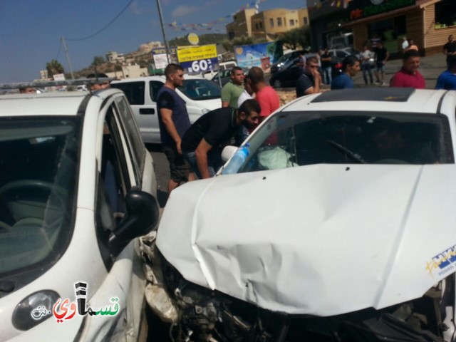 حادث طرق بين عرابة ودير حنا يسفر عن اصابة شخصين بجراح متفاوتة